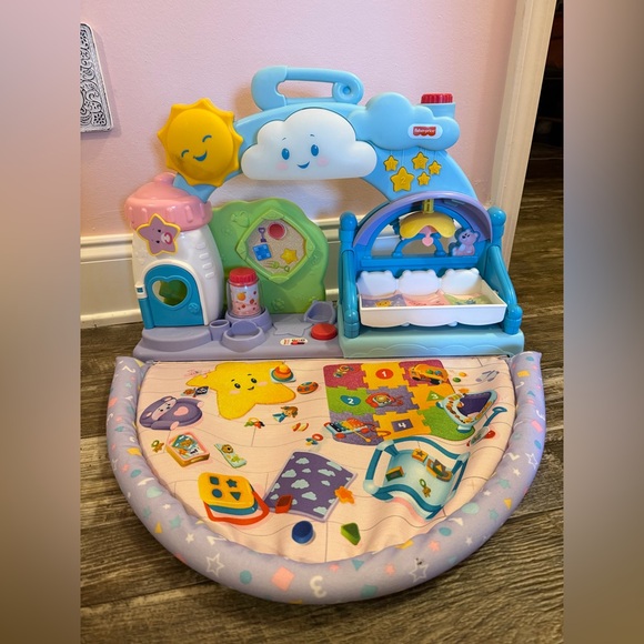 Other - Little people nursery and little people figurine set bundle
